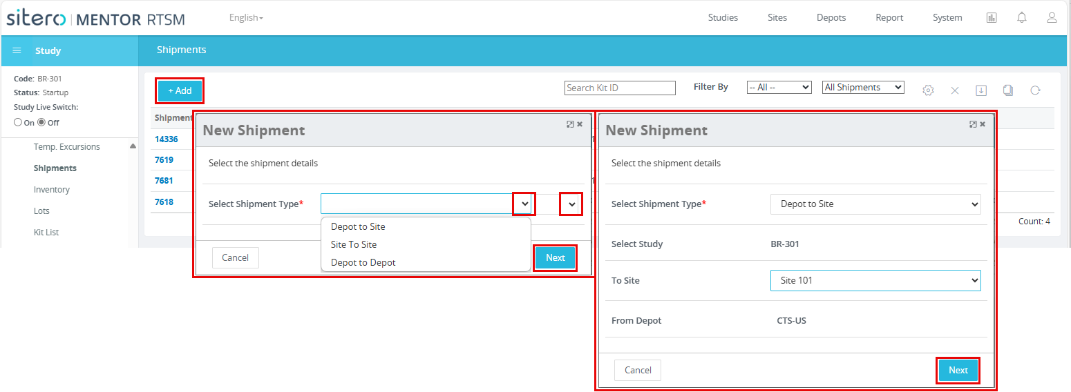 RTSM-Shipment-Add