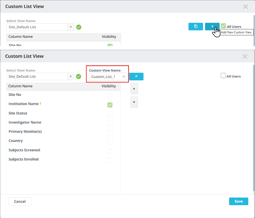 CTMS-AddCustomListView