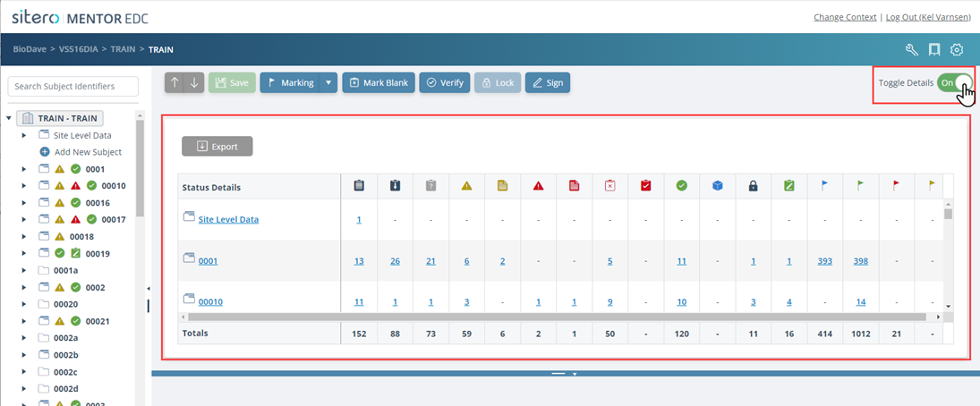 Status Summary Tile Example-Details ON
