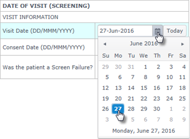 EDC-Date Field with Calendar
