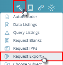 EDC-RequestExportButton