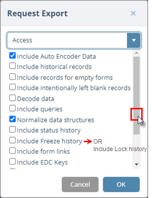 EDC-ExportType-Access