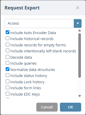 EDC-ExportType-Access-Lock
