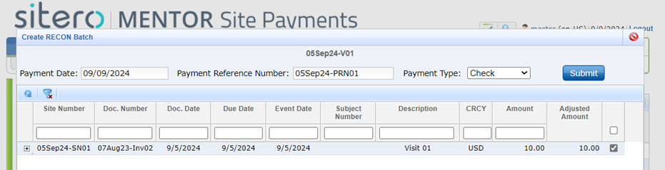 Payments-RECONBatchScreenExample