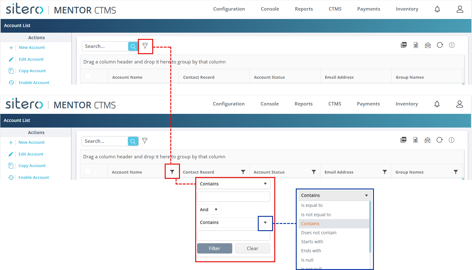 CTMS-FilterSearch